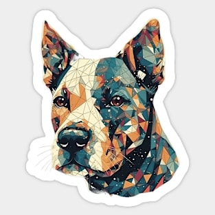 Abstract dog Sticker